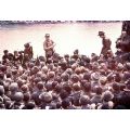 Partigiani alla manifestazione del 6 maggio 1945 in piazza Vittorio a Torino