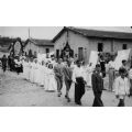 Processione nel Centro Raccolta Profughi di Laterina (Arezzo), 1951