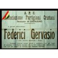 A.P.C.  Associazione Partigiani Cristiani - Federici Gervasio